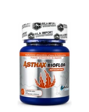 Asthax Bioflor, vista frontal del envase