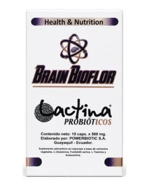Brain Bioflor, vista frontal del envase