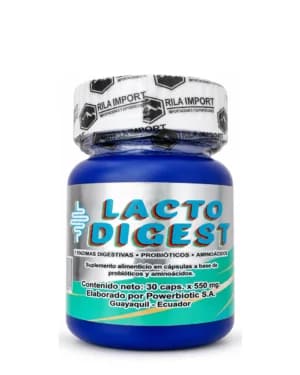 Lacto Digest, vista frontal del envase