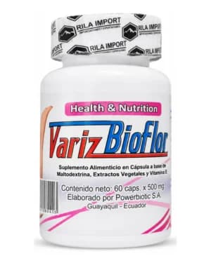 Variz Bioflor, vista frontal del envase