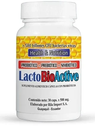 LACTO BIOACTIVE - PROBIOTICO 500 BILLONES DE CFU