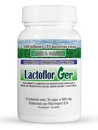 LACTOFLOR GER- PROBIOTICO 500 billones