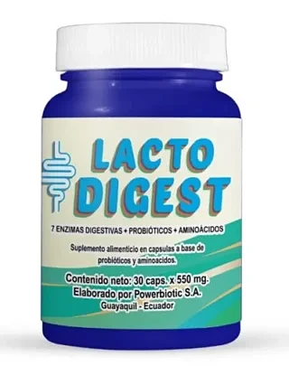 Lacto Digest - Probiótico con enzimas digestivas