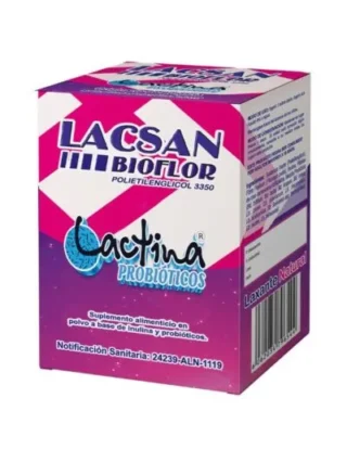 Lacsan Bioflor - Caja de 10 sobres - Laxante natural para adultos