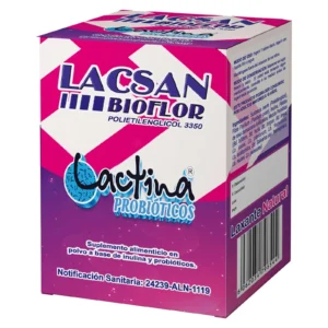 Lacsan Bioflor - Caja de 10 sobres - Laxante natural para adultos