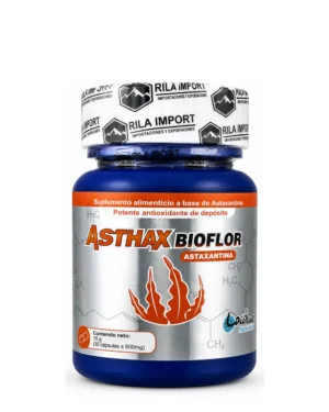 Asthax Bioflor, vista frontal del envase