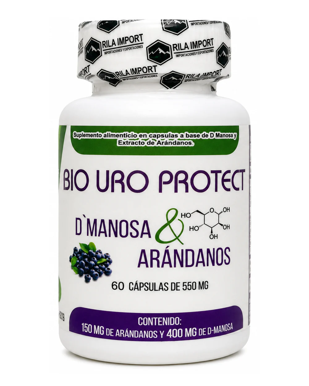Bio Uro Protect 1 Bio Uro Protect, vista frontal del envase