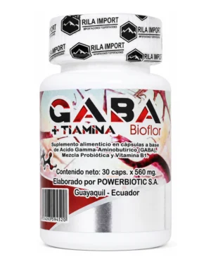 Gaba Bioflor con Tiamina, vista frontal del envase