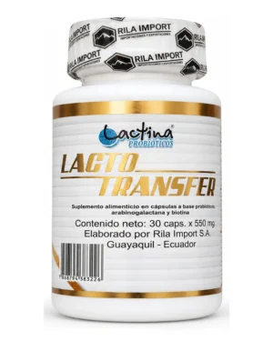 Lacto Transfer, vista frontal del envase