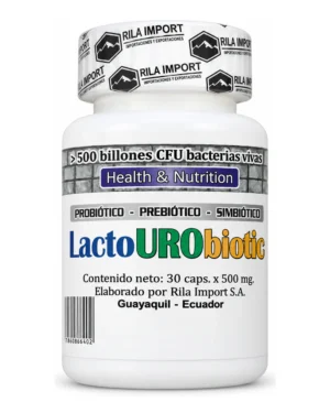 Lacto Urobiotic, vista frontal del envase