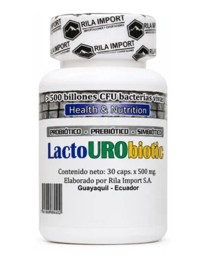 Lacto Urobiotic, vista frontal del envase
