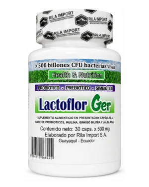 Lactoflor Ger, vista frontal del envase