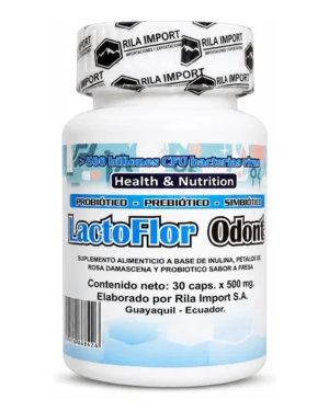 Lactoflor Odont, vista frontal del envase