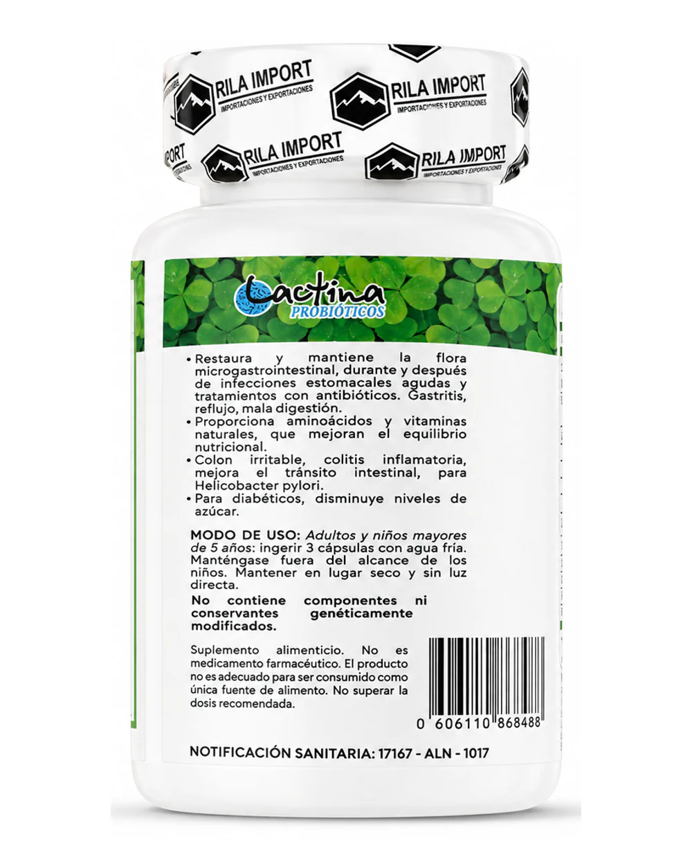 Lactoflor Probiotic 2 Etiqueta informativa de Lactoflor Probiotic