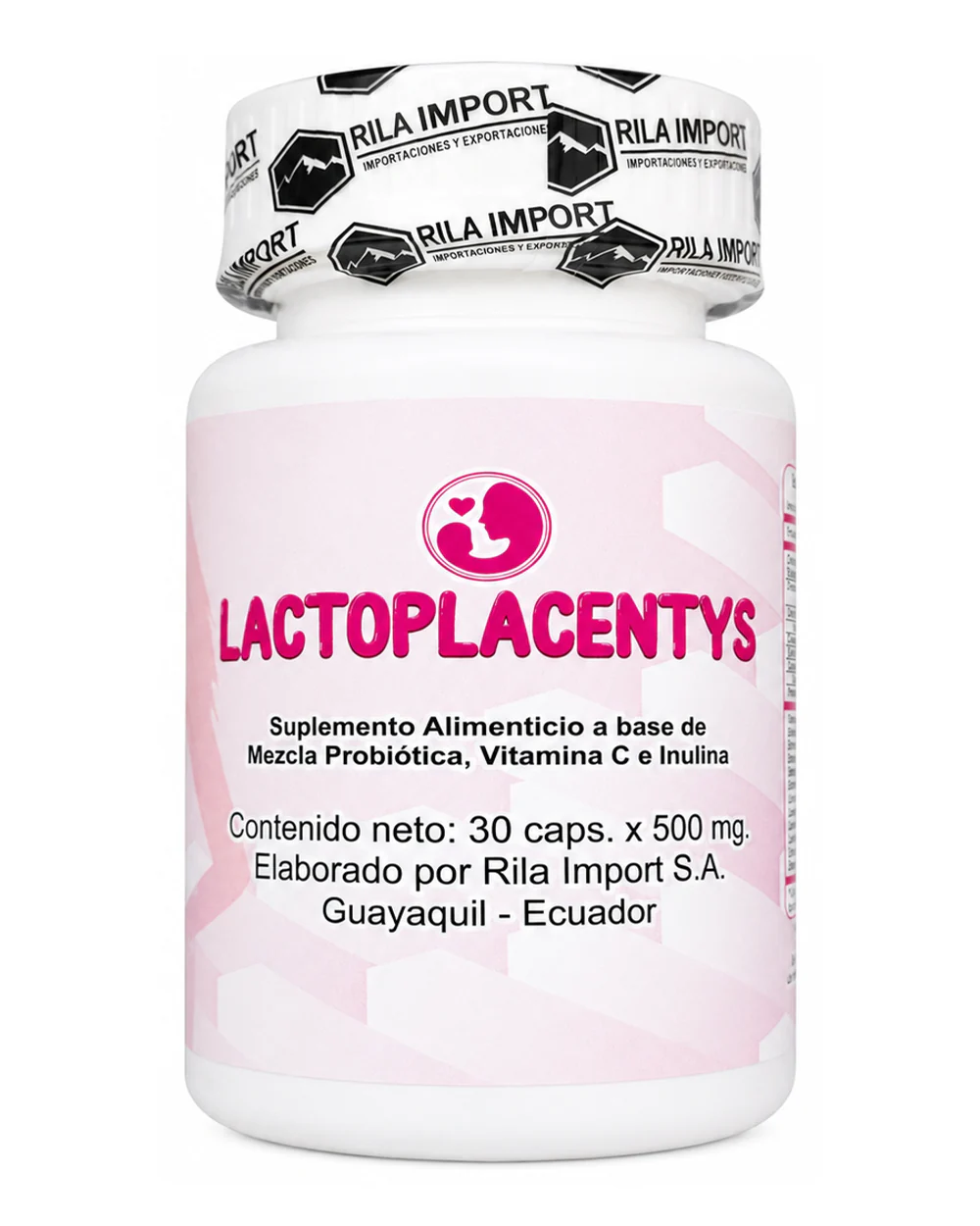 LactoPlacentys 1 Lactoplacentys, vista frontal del envase