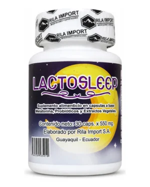 Lactosleep, vista frontal del envase