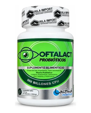 Oftalact, vista frontal del envase