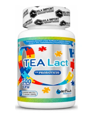 Tea Lact, frasco de cápsulas, vista frontal del envase
